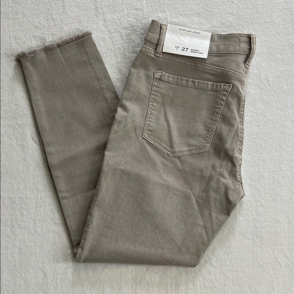 LOFT Modern Skinny Crop Jeans